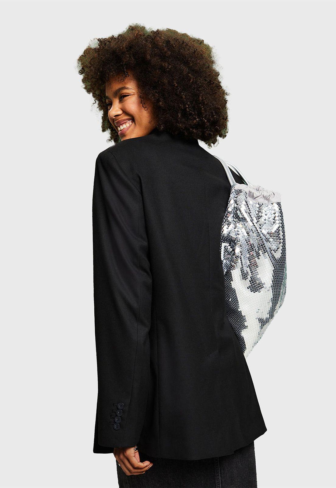 Blazer Oversize De Franela Mujer Esprit 103EE1G325-1