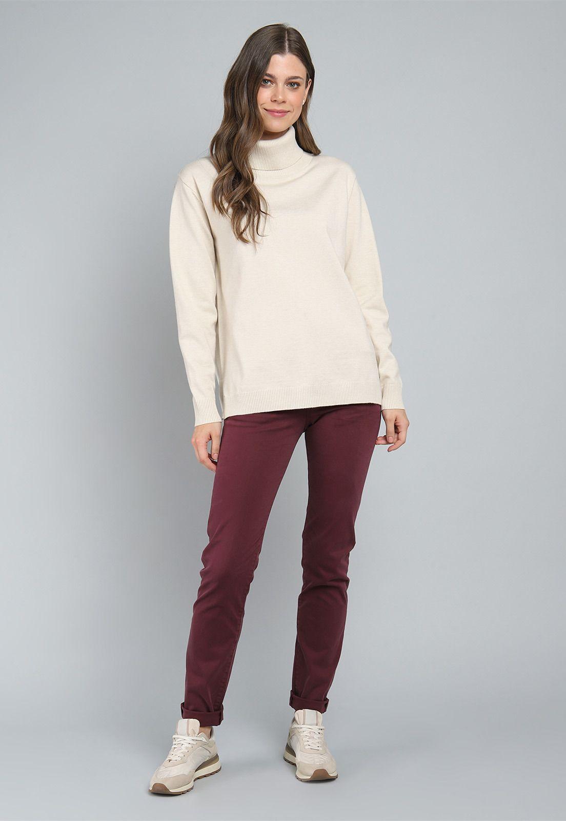 Sweater Largo Cuello Subido Mujer Esprit M000407-3