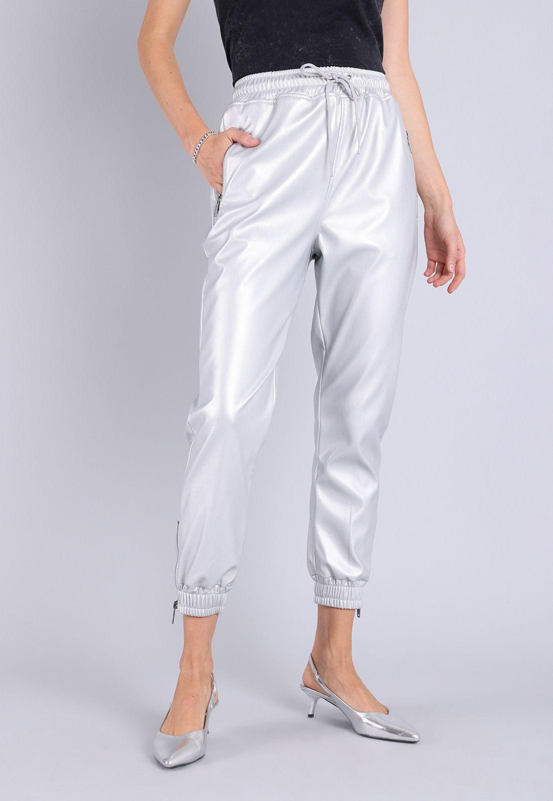 Pantalon Jogger PU Mujer Soviet SJOM700GR-0