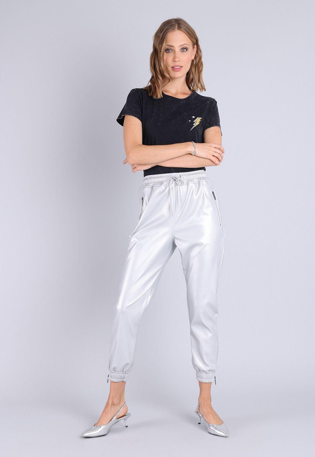 Pantalon Jogger PU Mujer Soviet SJOM700GR-3