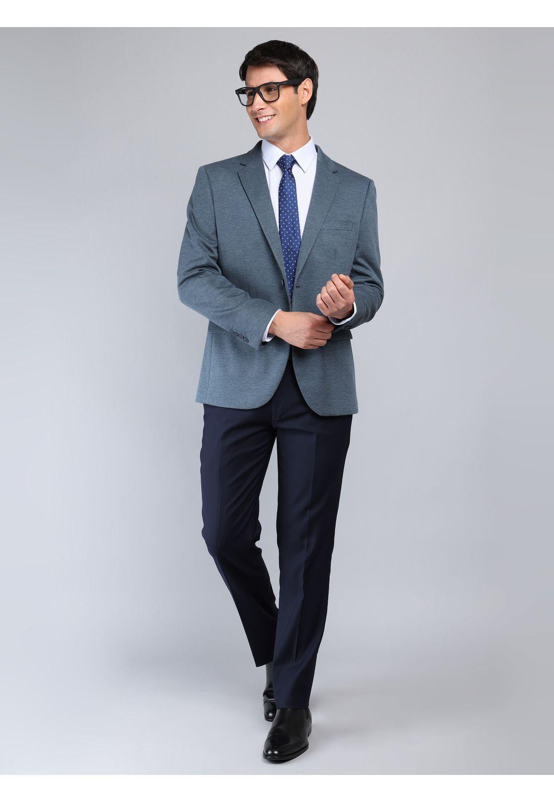 Blazer Spandex Tailored Fit Azul Van Heusen VHBZ351AZ-3