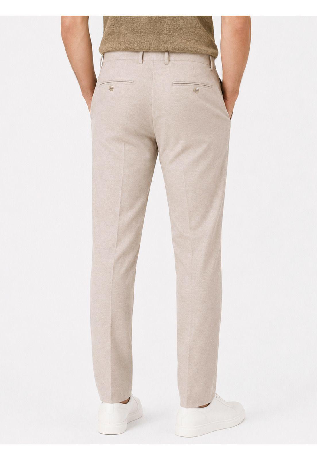 Traje Poli Viscosa Tailored Fit Beige Arrow AM34020BE-7