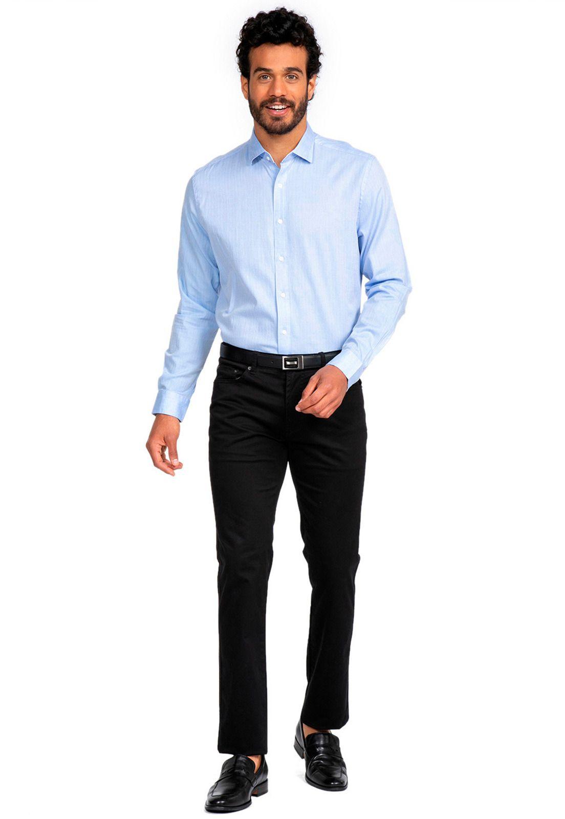 Camisa Sport Celeste-4