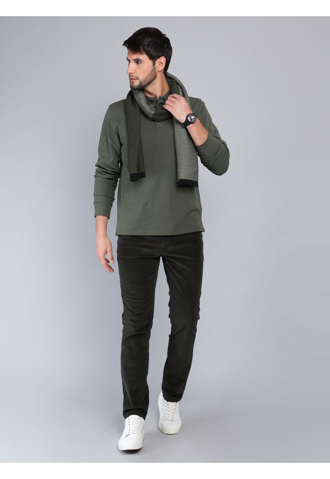 Polera Pique Regular Fit Verde Arrow PO33020VE-3