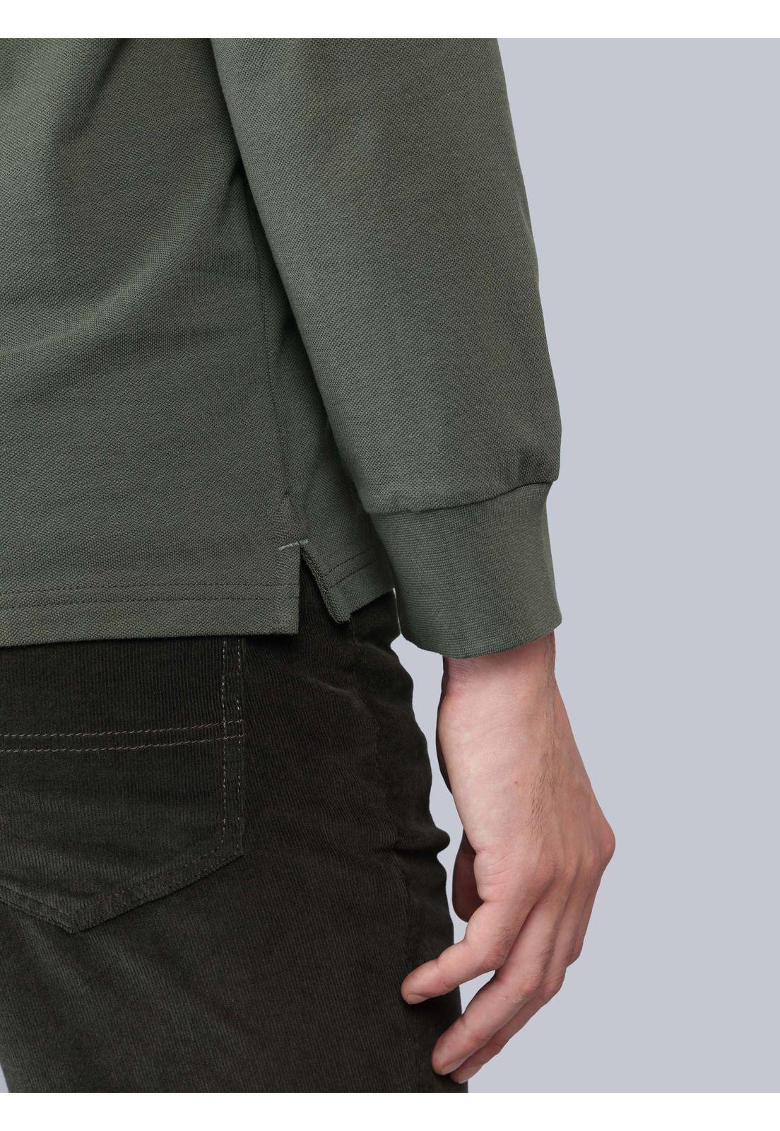 Polera Pique Regular Fit Verde Arrow PO33020VE-4