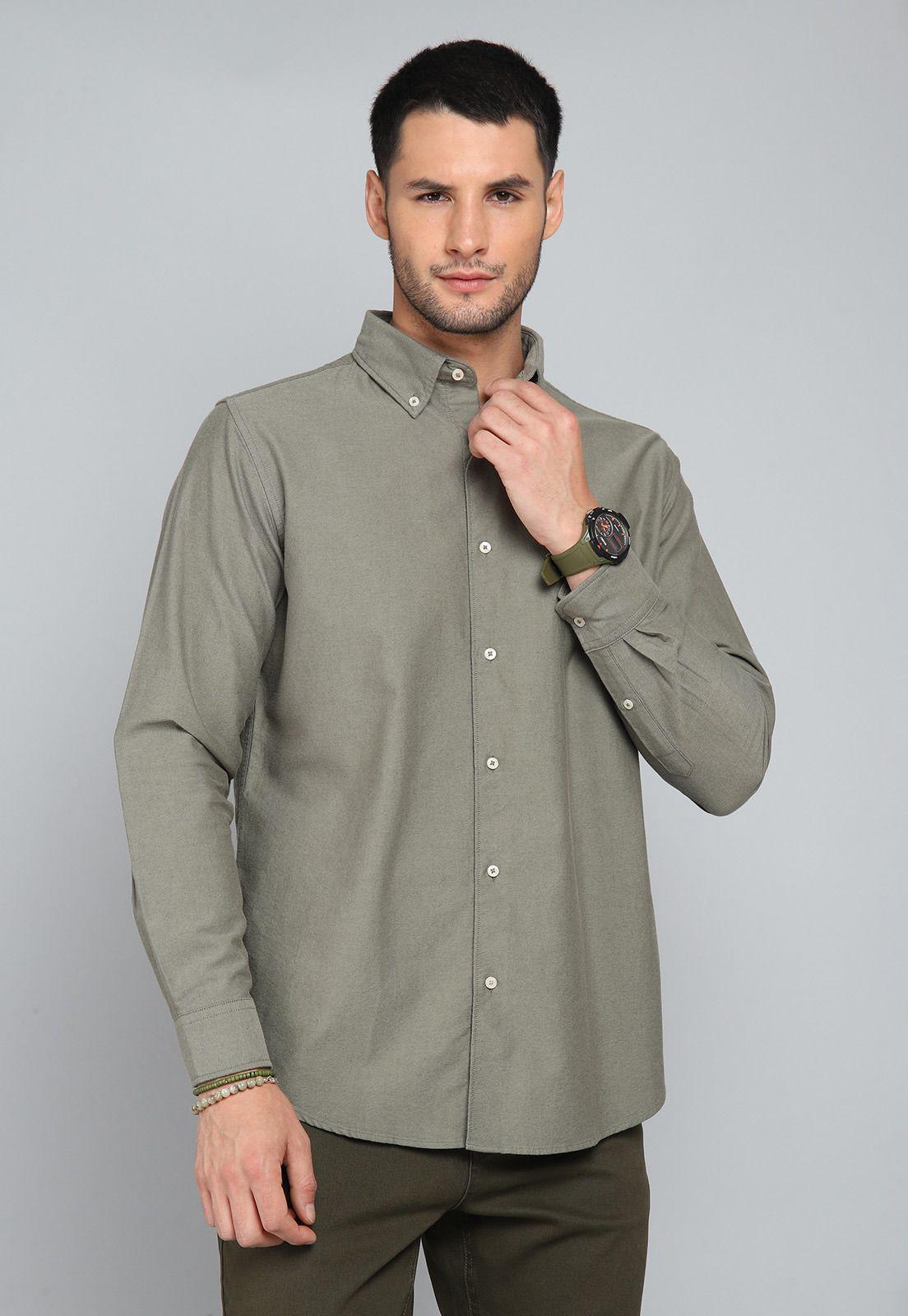 Camisa Oxford Manga Larga Arrow CM31063VE-0