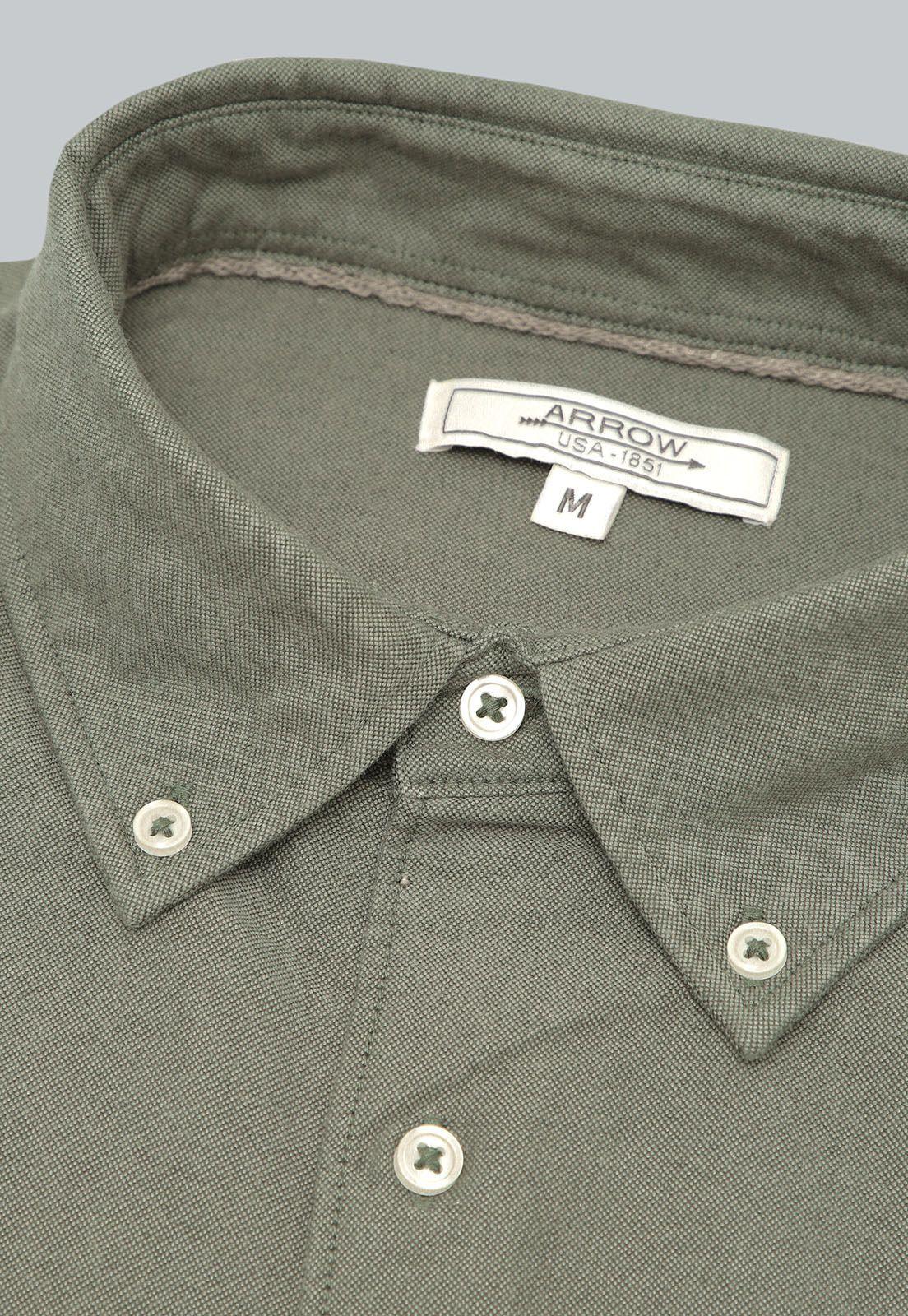 Camisa Oxford Manga Larga Arrow CM31063VE-4