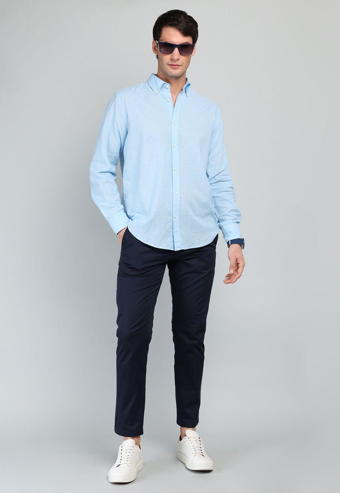 Camisa De Lino y Algodón Arrow-3