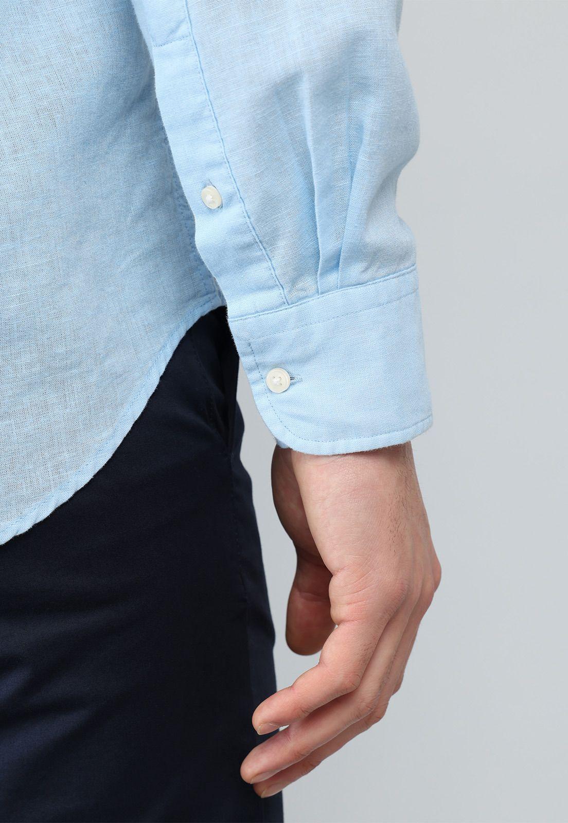 Camisa De Lino y Algodón Arrow-5