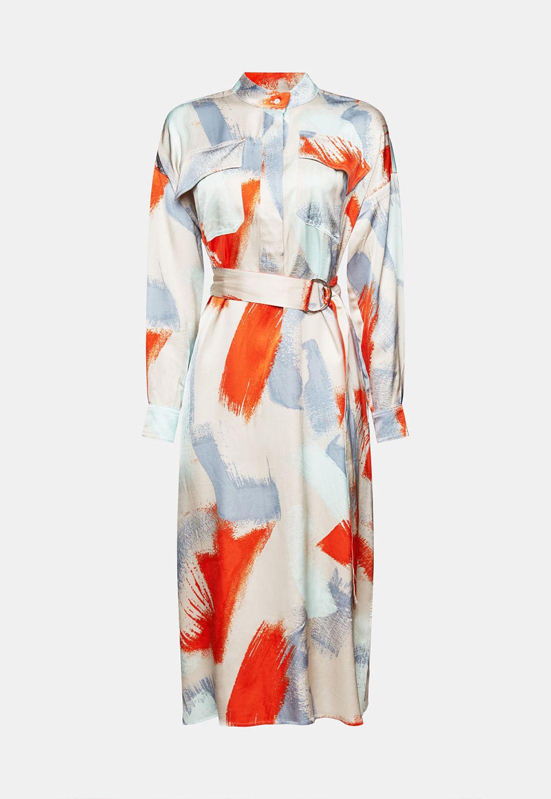 Vestido Camisero Estampado Mujer Esprit 024EE1E330-5