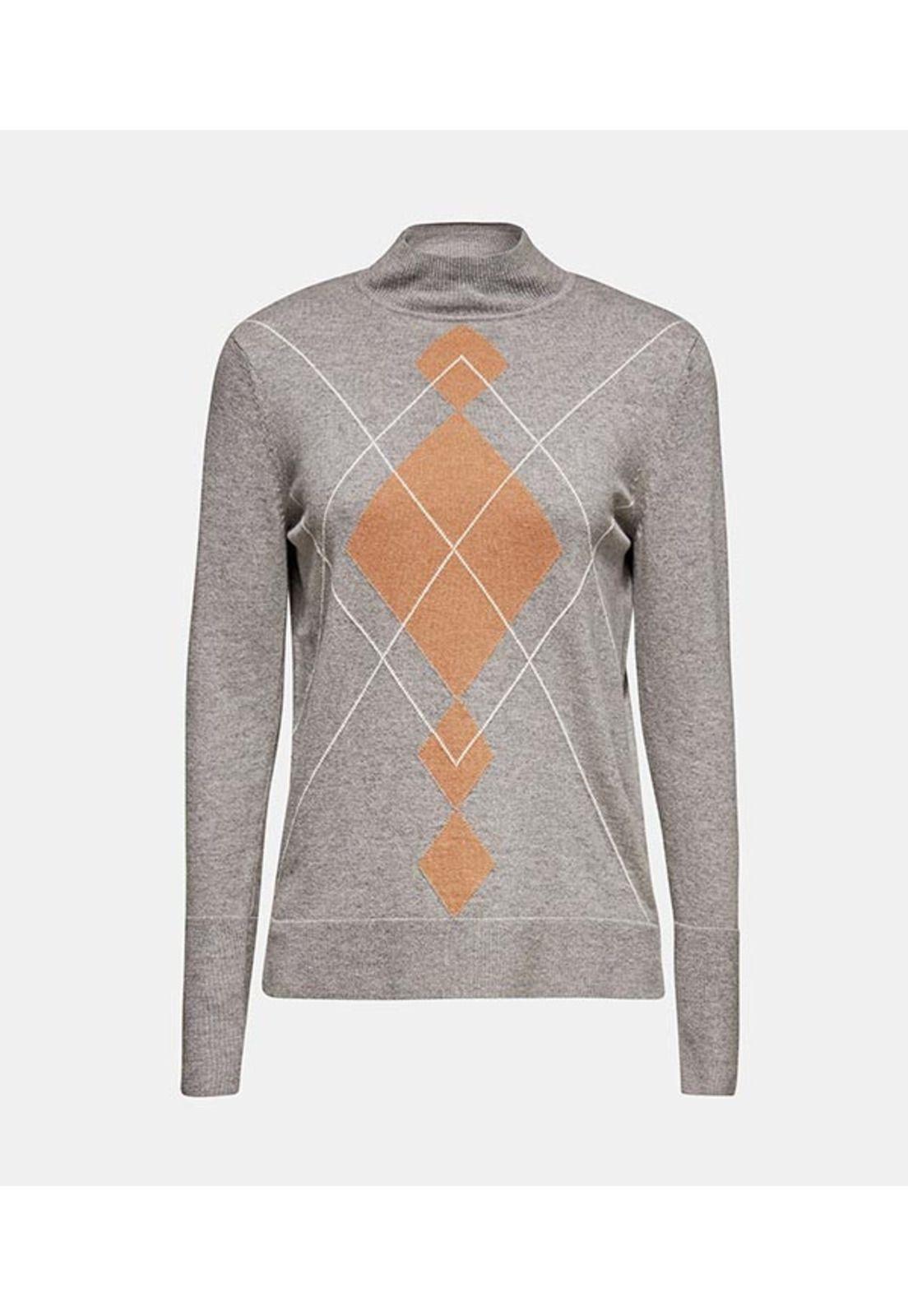 Sweater de rombos con cachemir-3