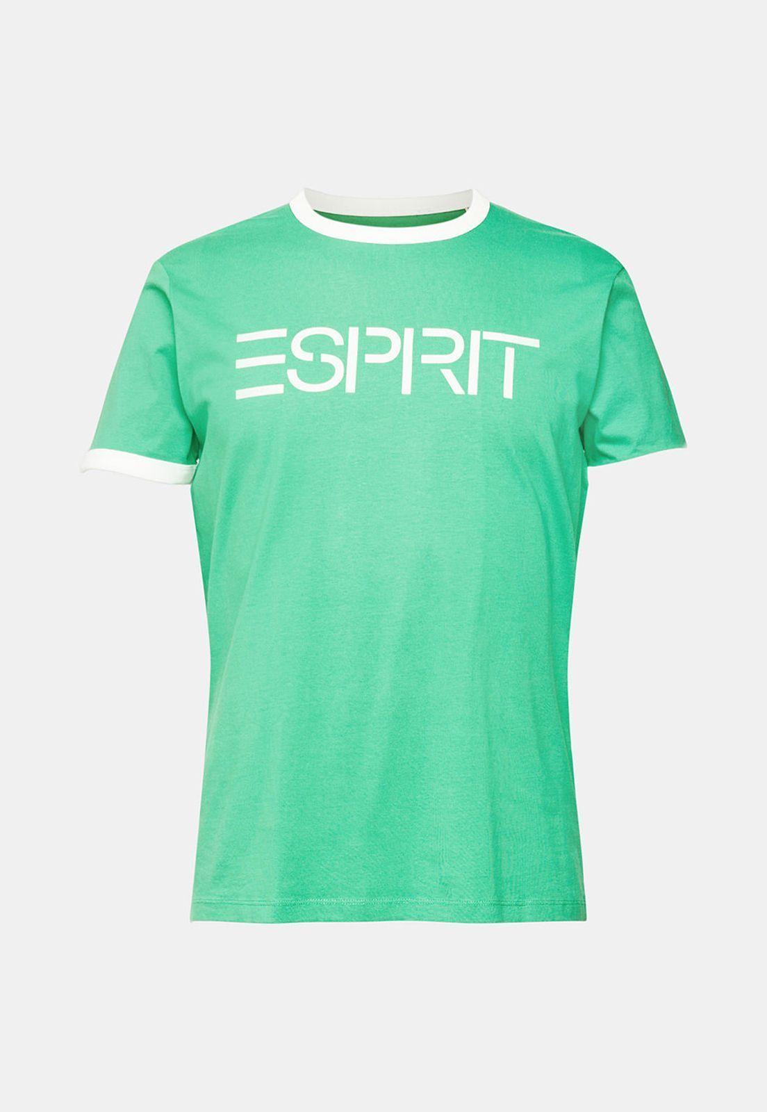 Polera Manga Corta Con Borde En Color Hombre Esprit-3