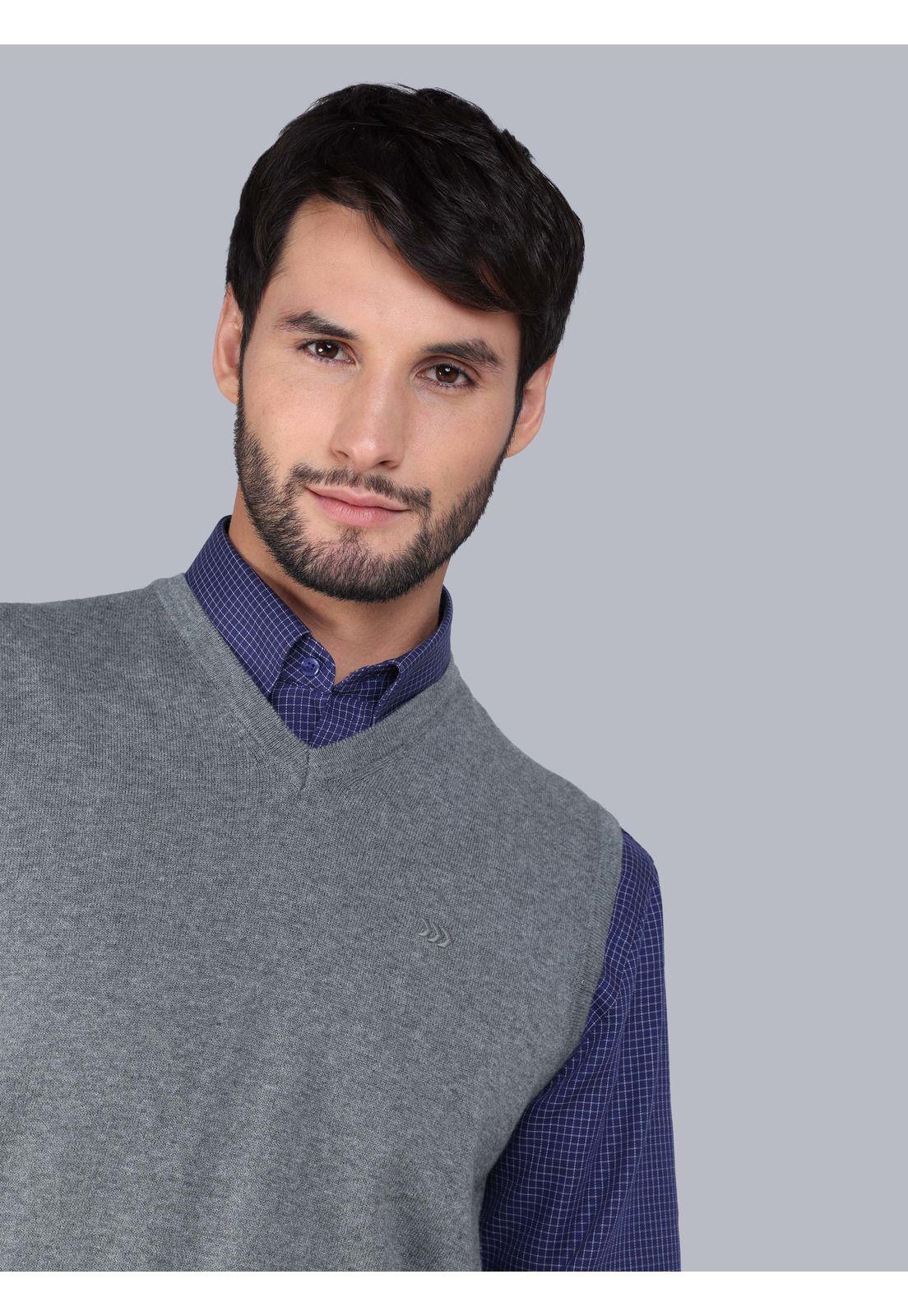 Sweater Sin Mangas Regular Fit Gris Arrow SW3000TGR-2