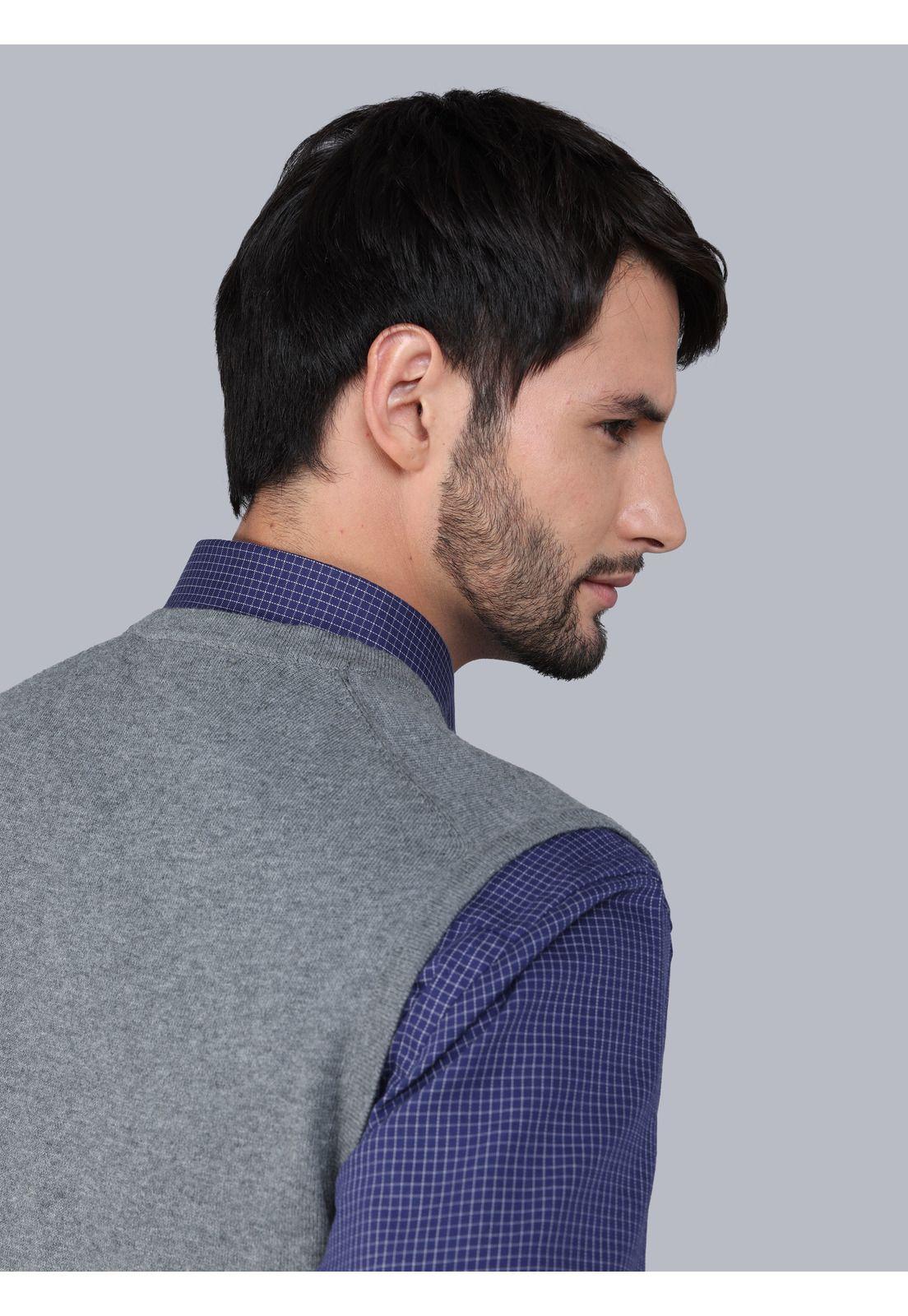 Sweater Sin Mangas Regular Fit Gris Arrow SW3000TGR-4