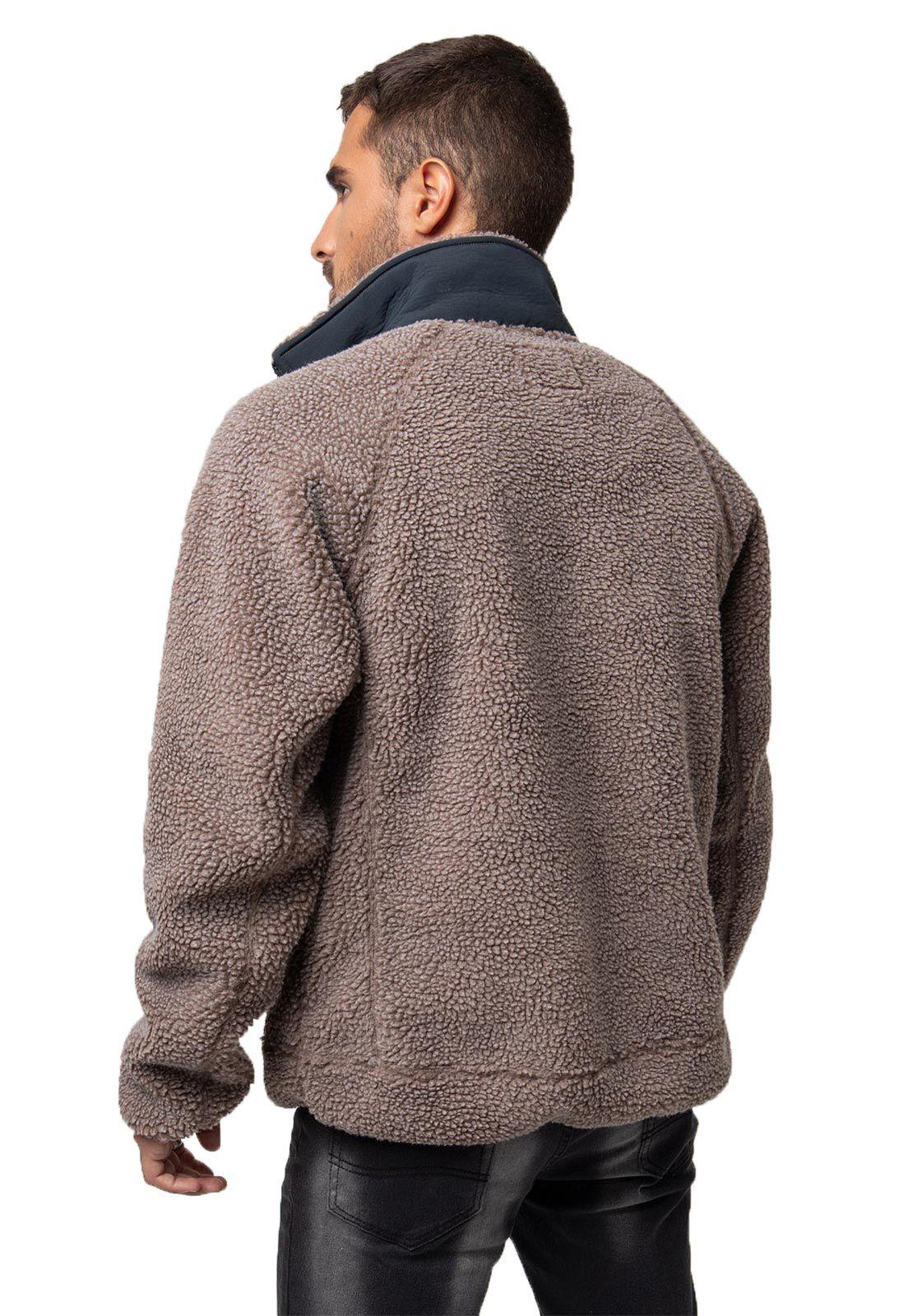 Chaqueta Sherpa Taupe Soviet-1