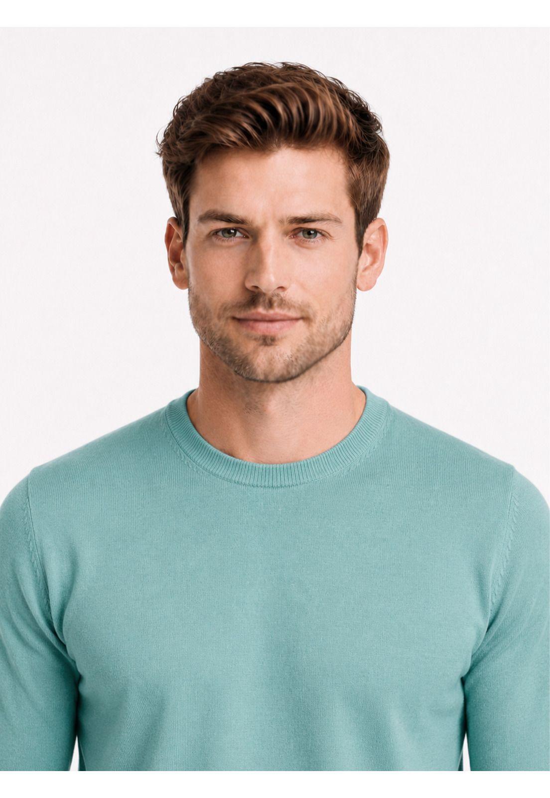 Sweater Stone Wash Regular Fit Verde Claro Arrow SW34086AQ-2
