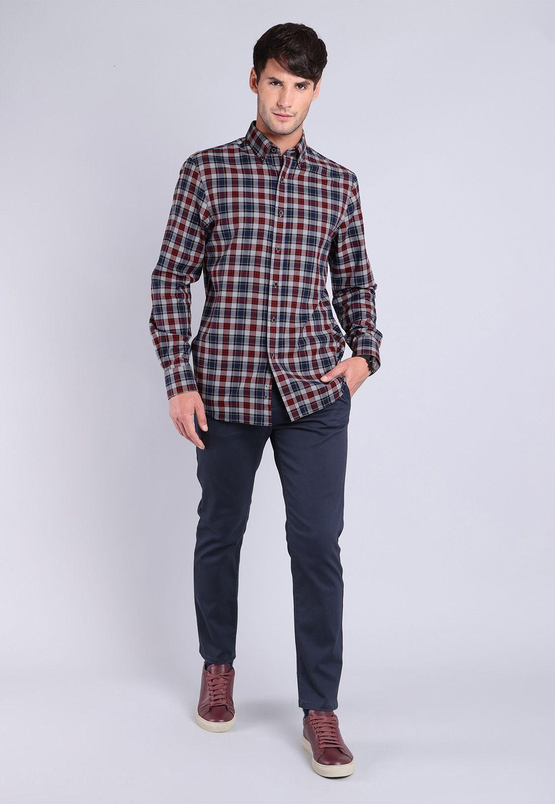 Camisa Escocesa Guy Laroche-3
