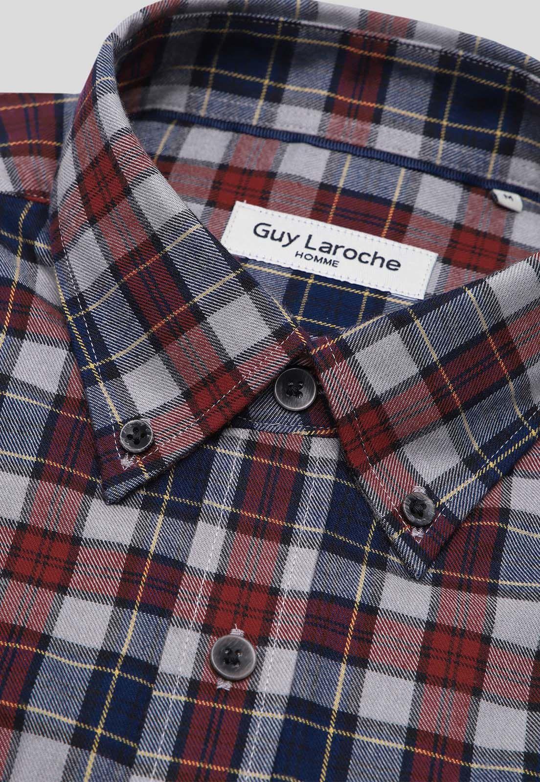 Camisa Escocesa Guy Laroche-4