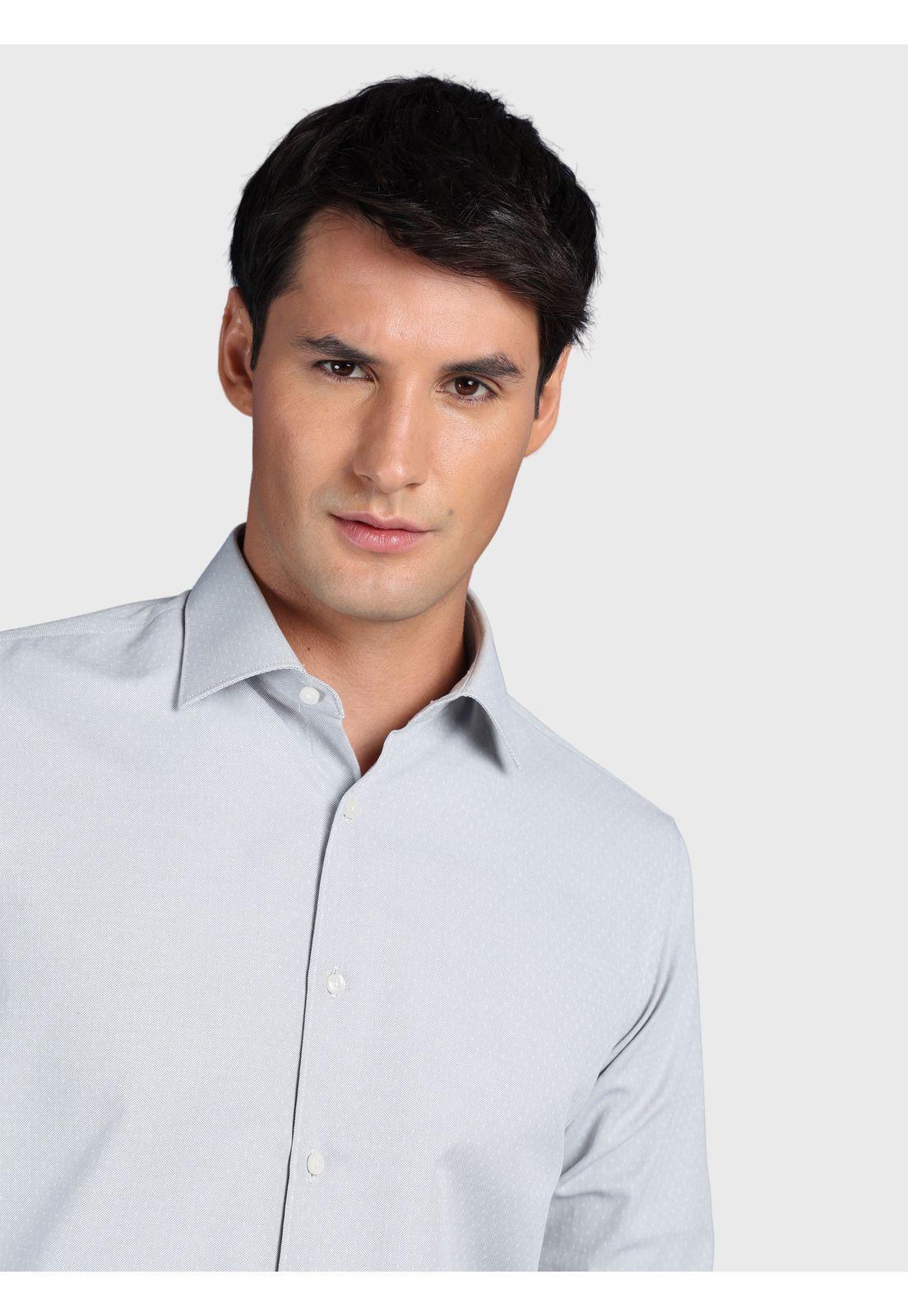 Camisa Texturada Slim Fit Verde Arrow CMI3333PE-2