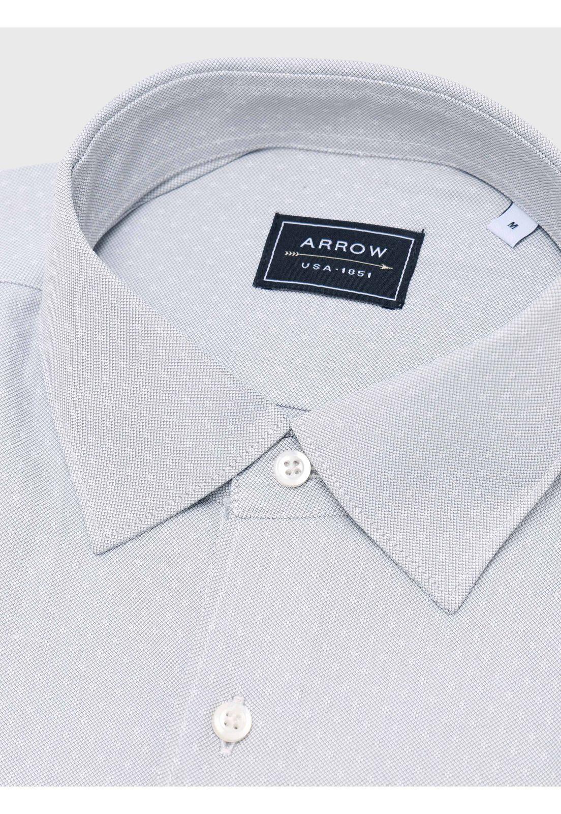 Camisa Texturada Slim Fit Verde Arrow CMI3333PE-4