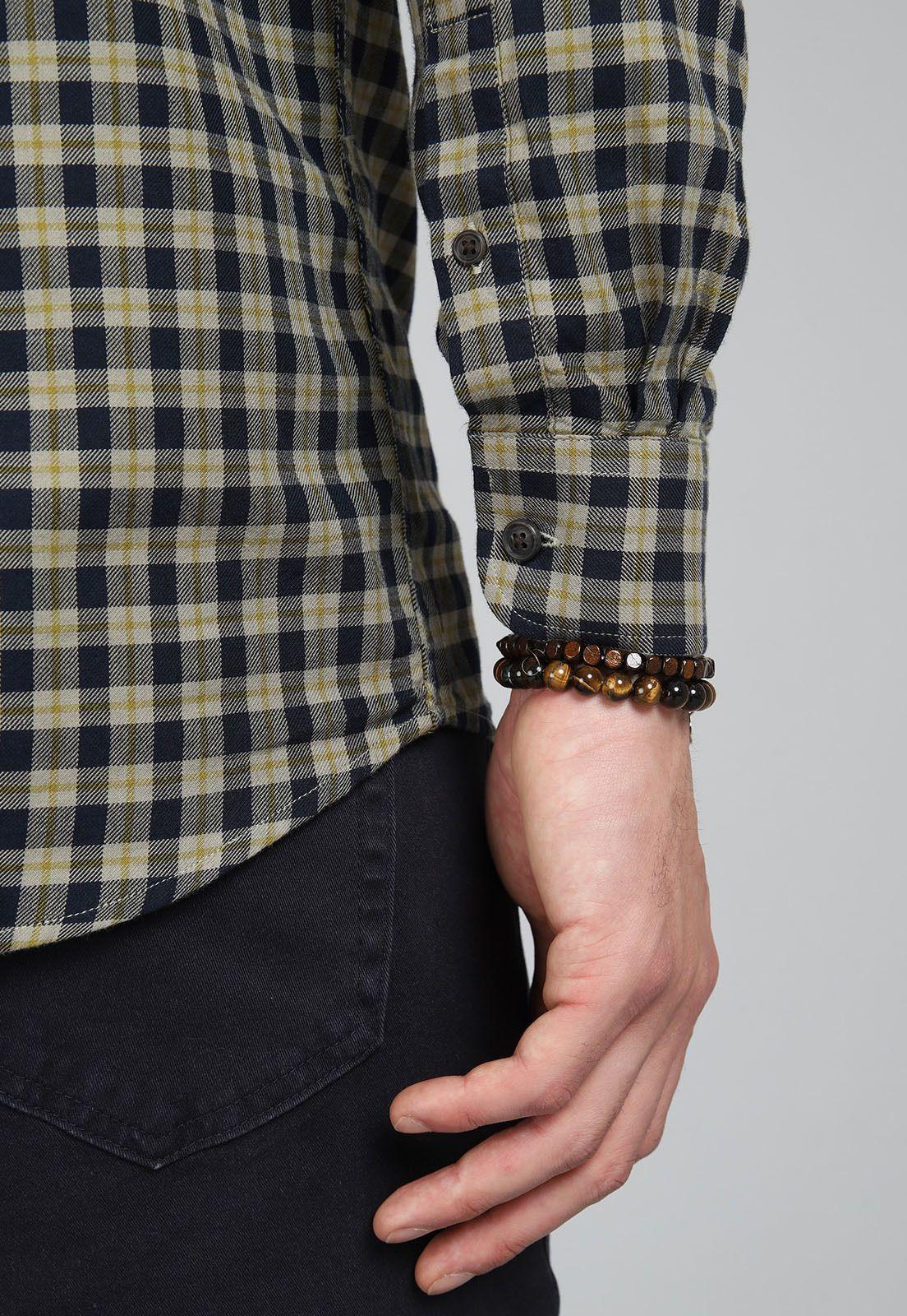 Camisa Cuadros Manga Larga Arrow CM31043VE-5