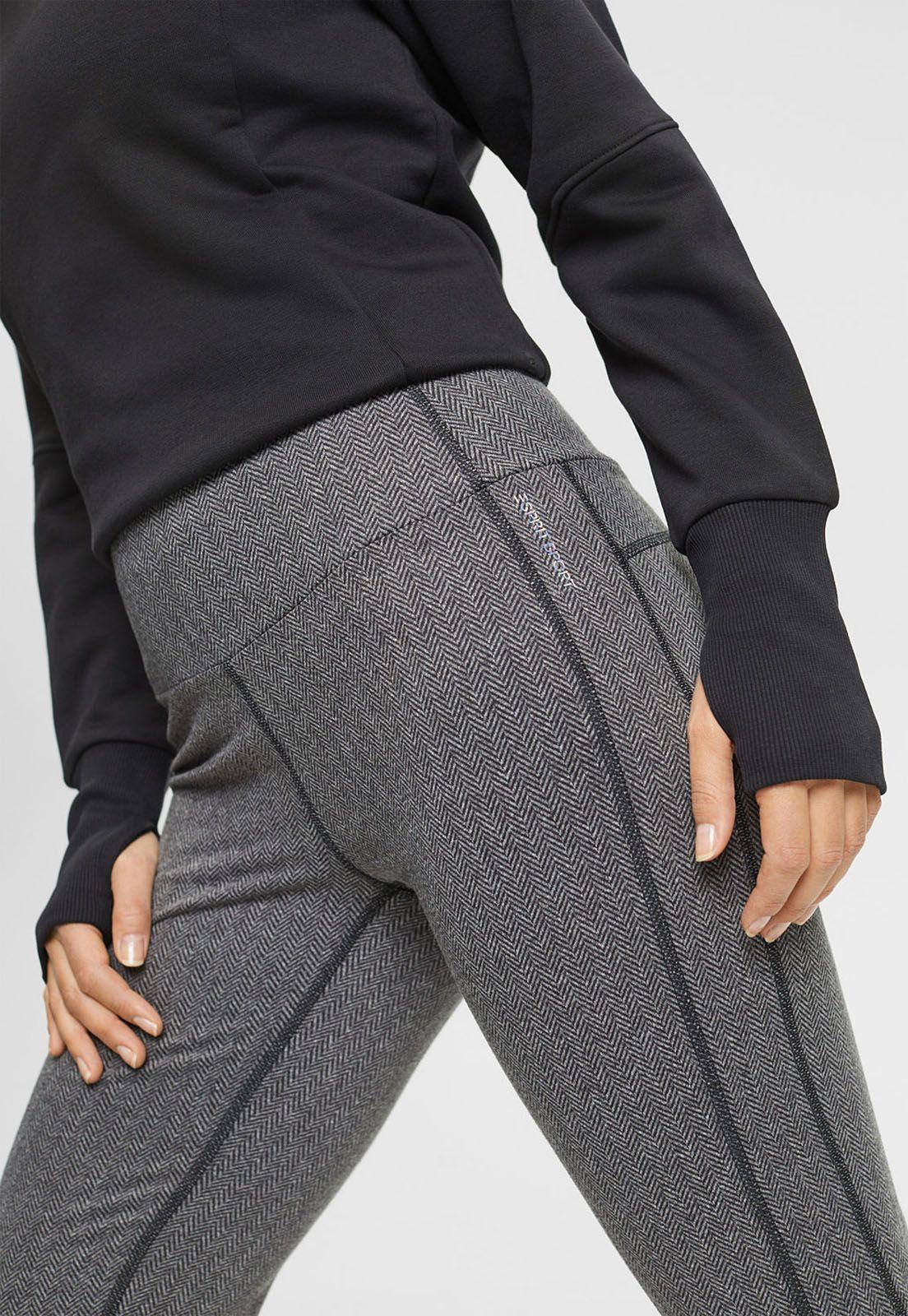 Calza Acampanada Con Estampado De Espiga Mujer Esprit Sport-2