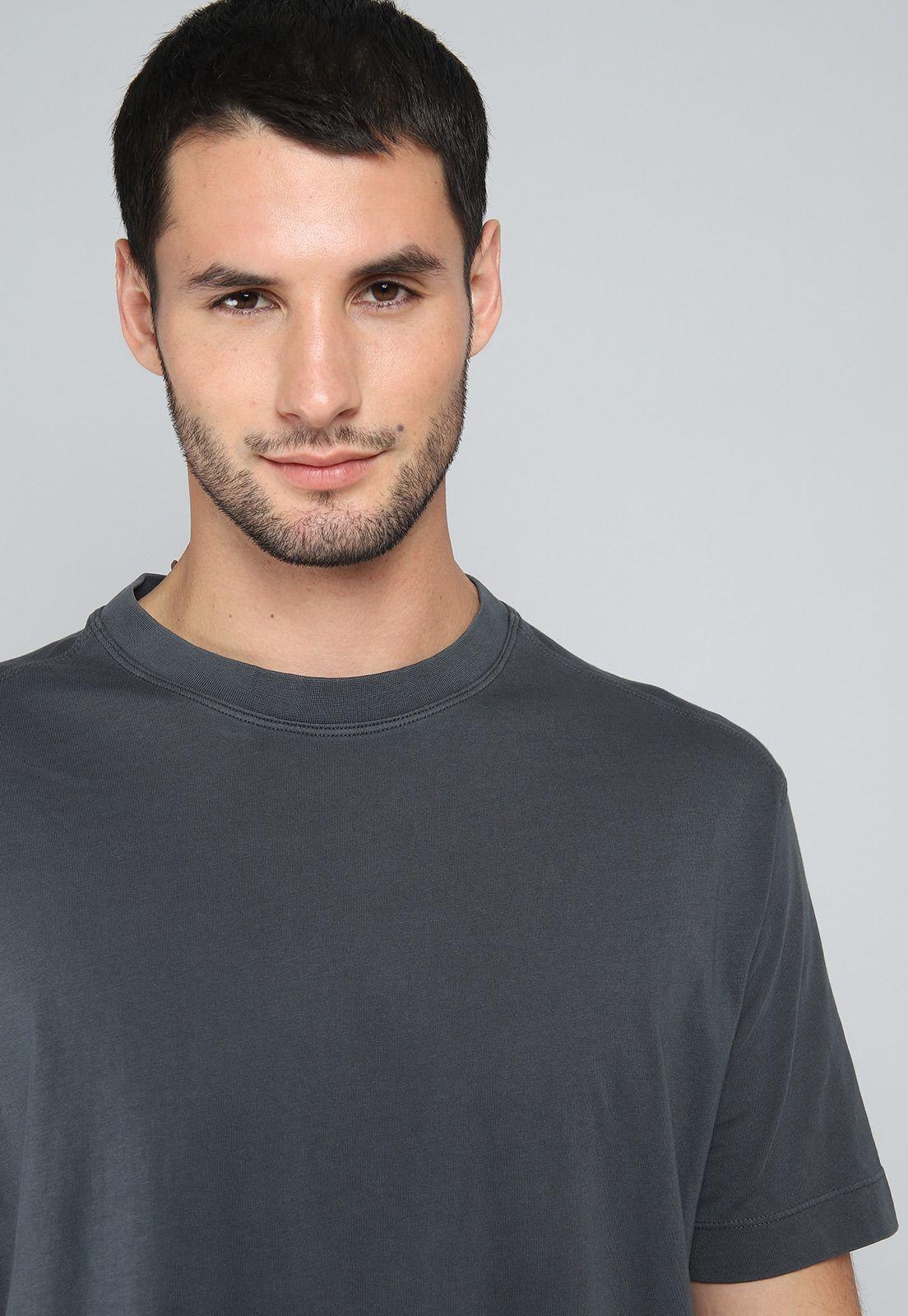 Polera Manga Corta Stone Wash Soviet BISHK33GR-2