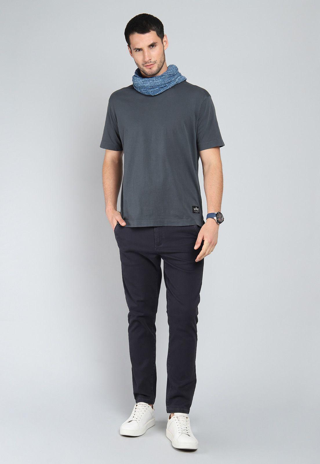 Polera Manga Corta Stone Wash Soviet BISHK33GR-3