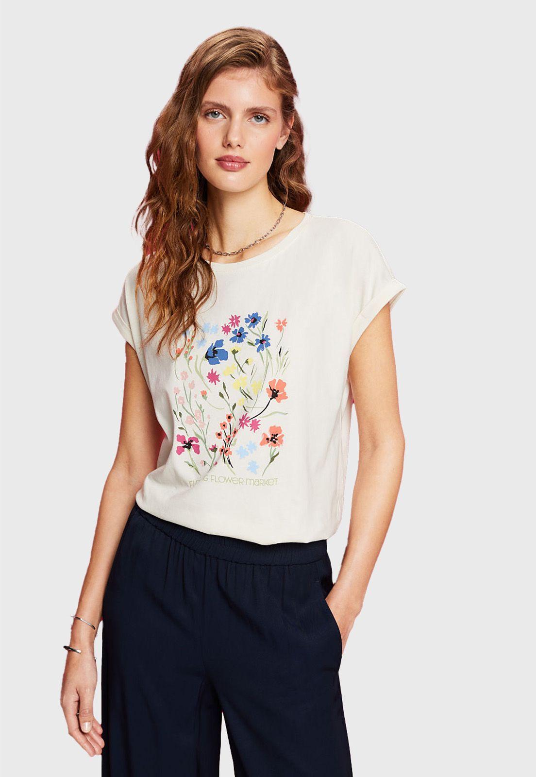 Polera Con Estampado Mujer Esprit invierno-0