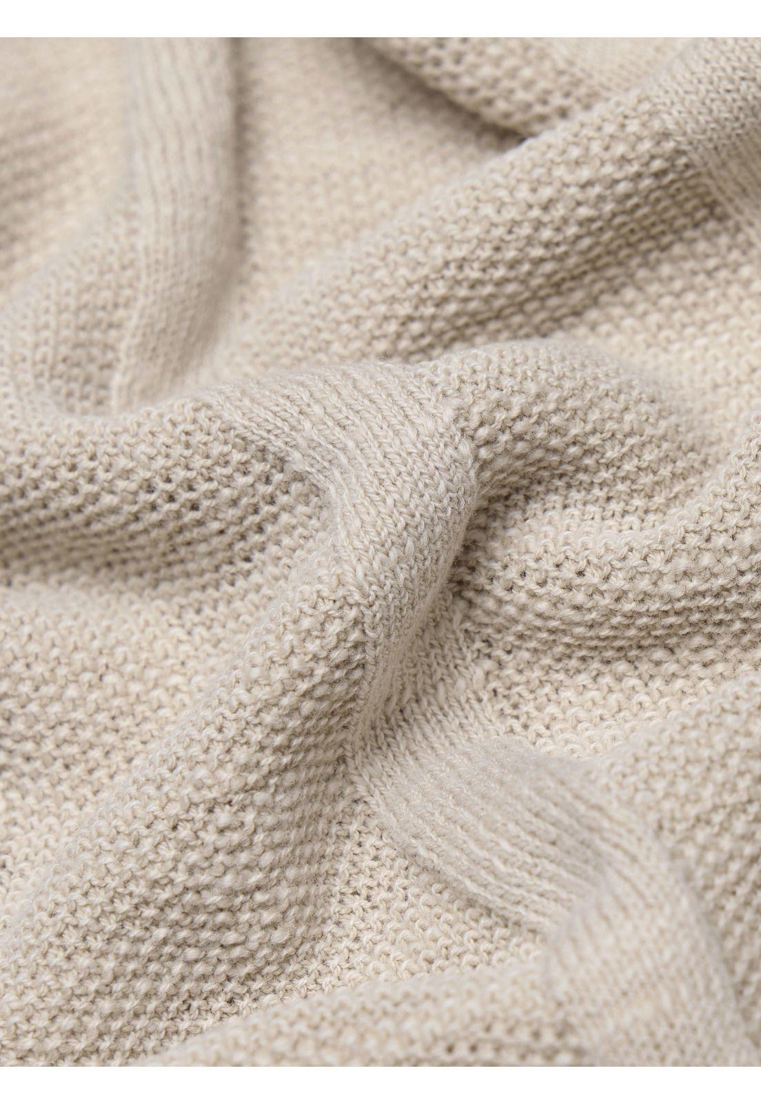 Sweater Stone Wash Regular Fit Beige Arrow SW34089BE-5