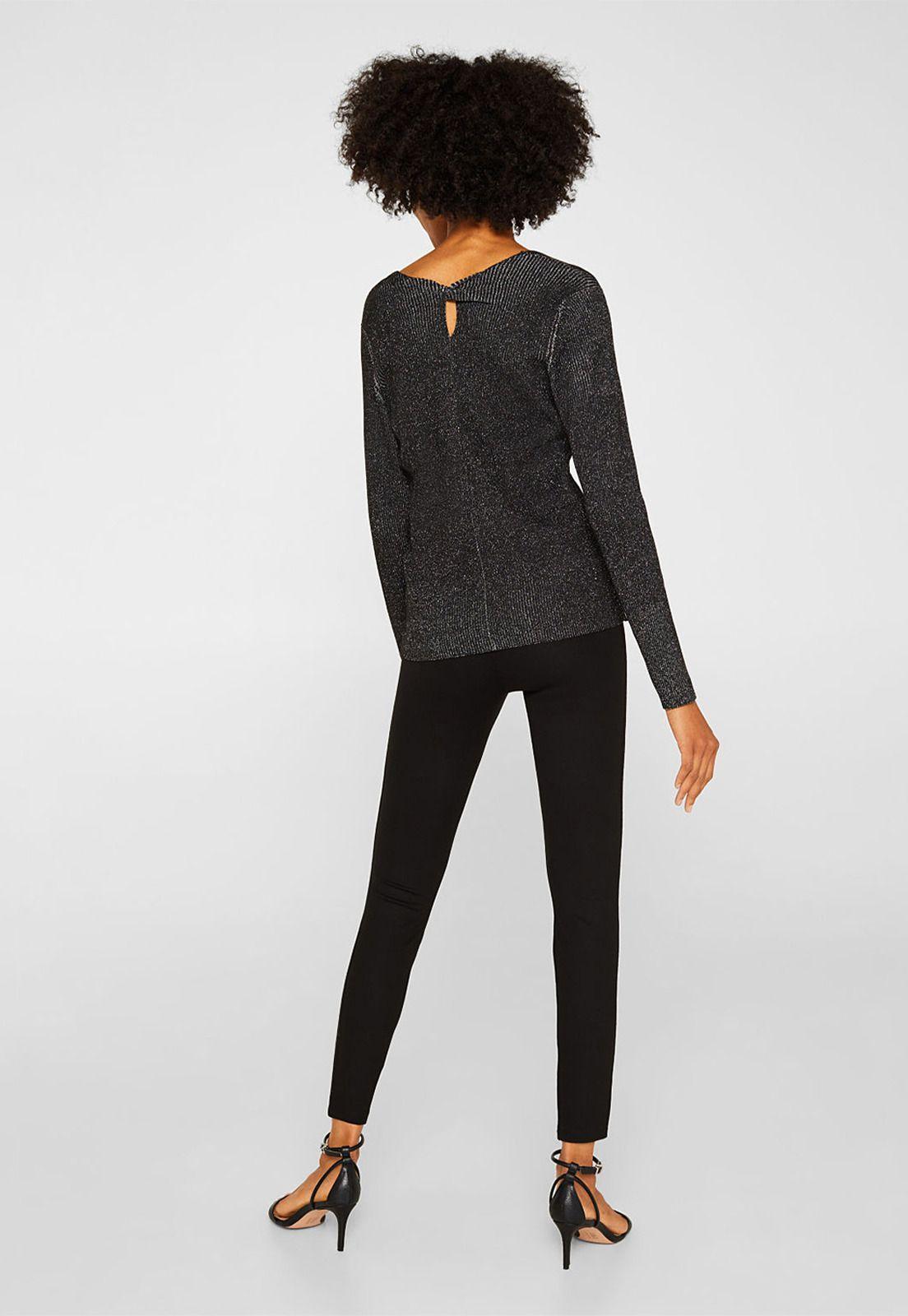Legging con linea lateral brrillante Esprit-1