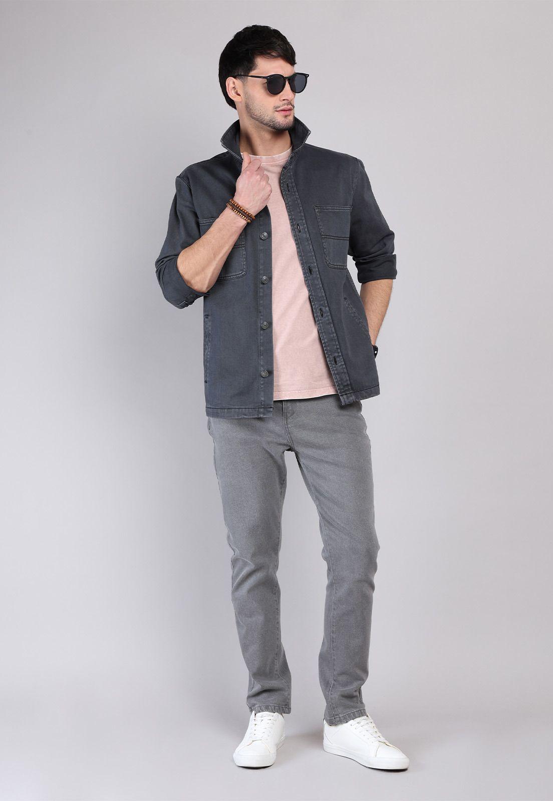 Chaqueta Denim Stone Wash Soviet SCVG051NE-3