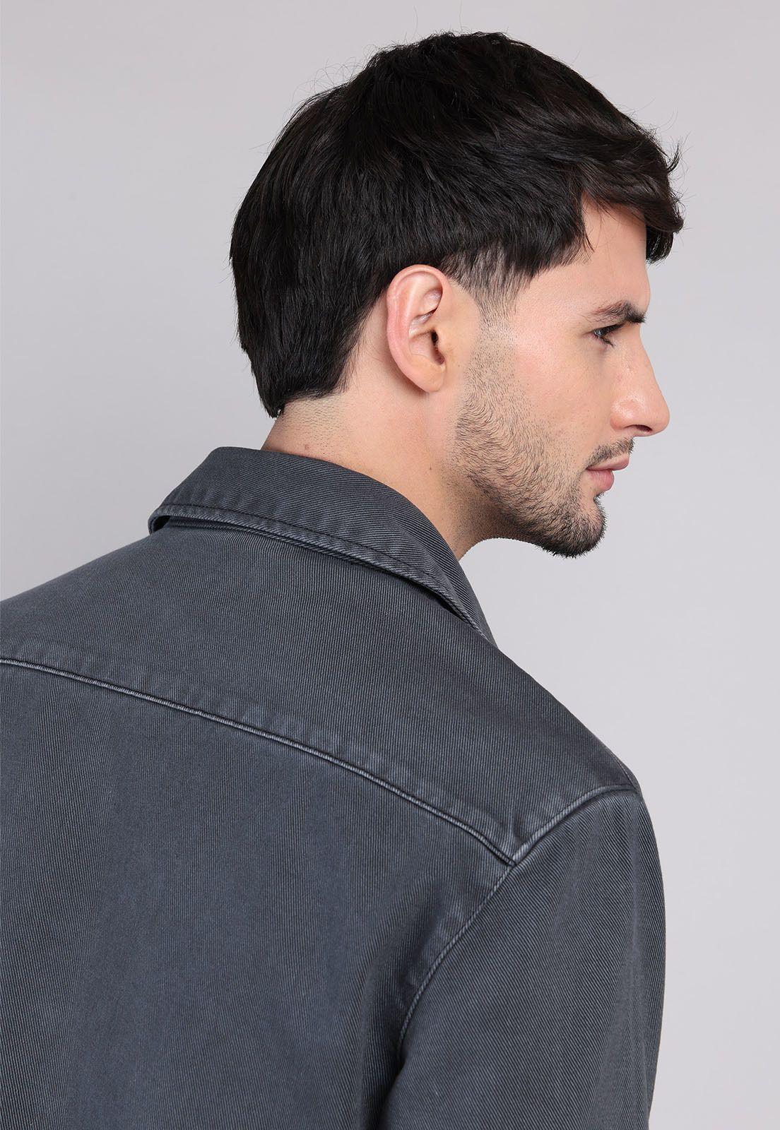 Chaqueta Denim Stone Wash Soviet SCVG051NE-5