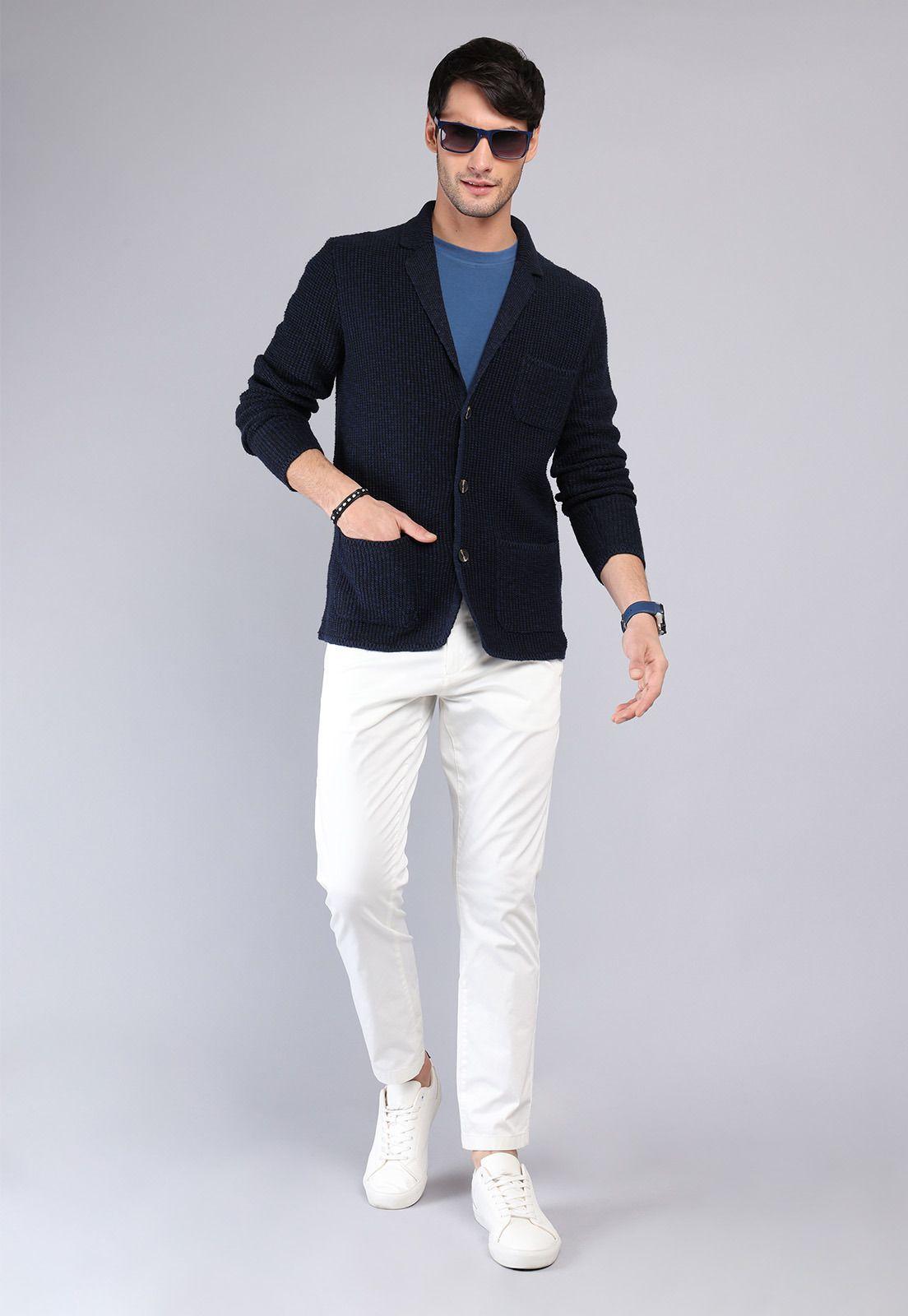 Cárdigan Texturado Arrow SW32043AZ-3