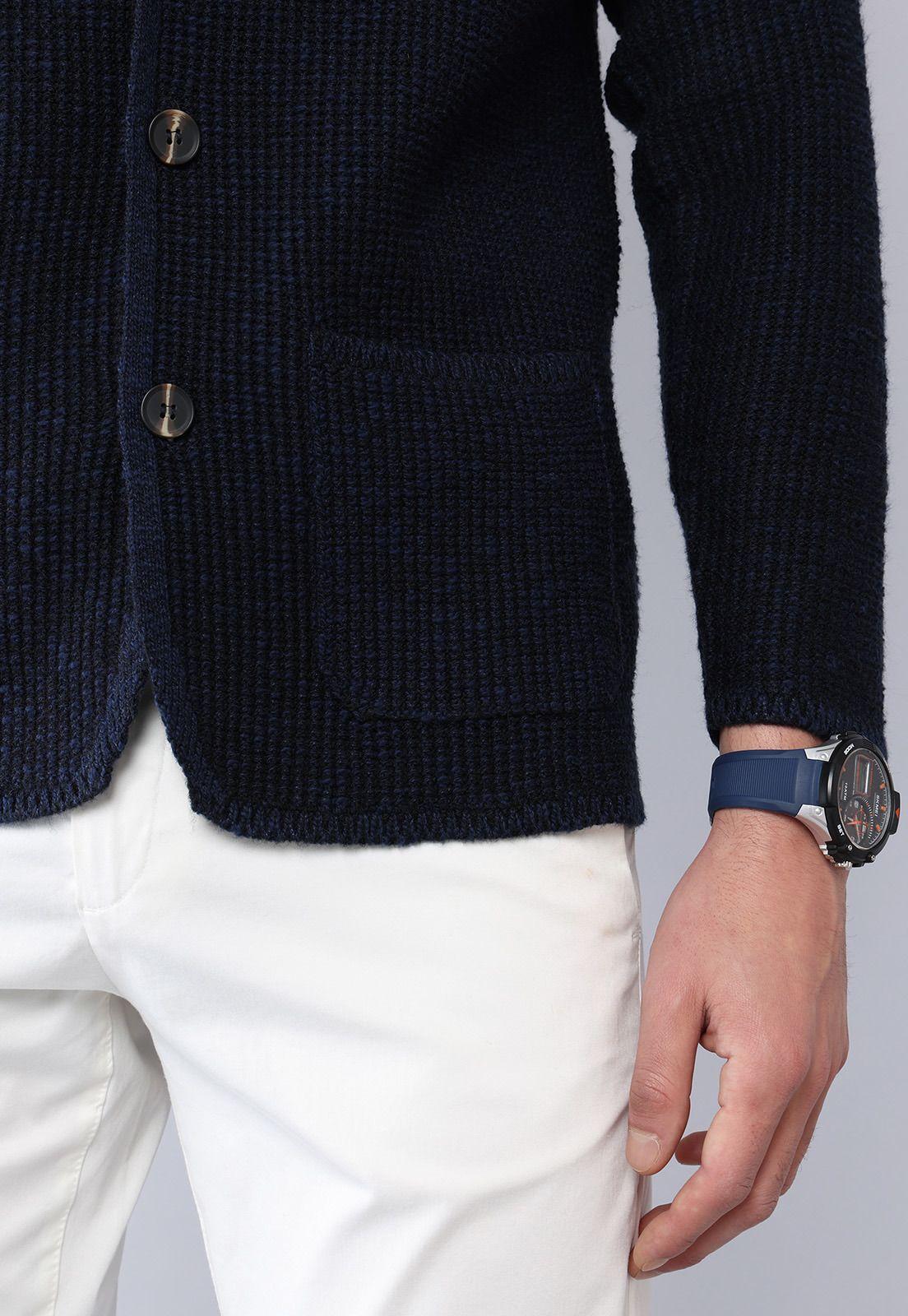 Cárdigan Texturado Arrow SW32043AZ-4