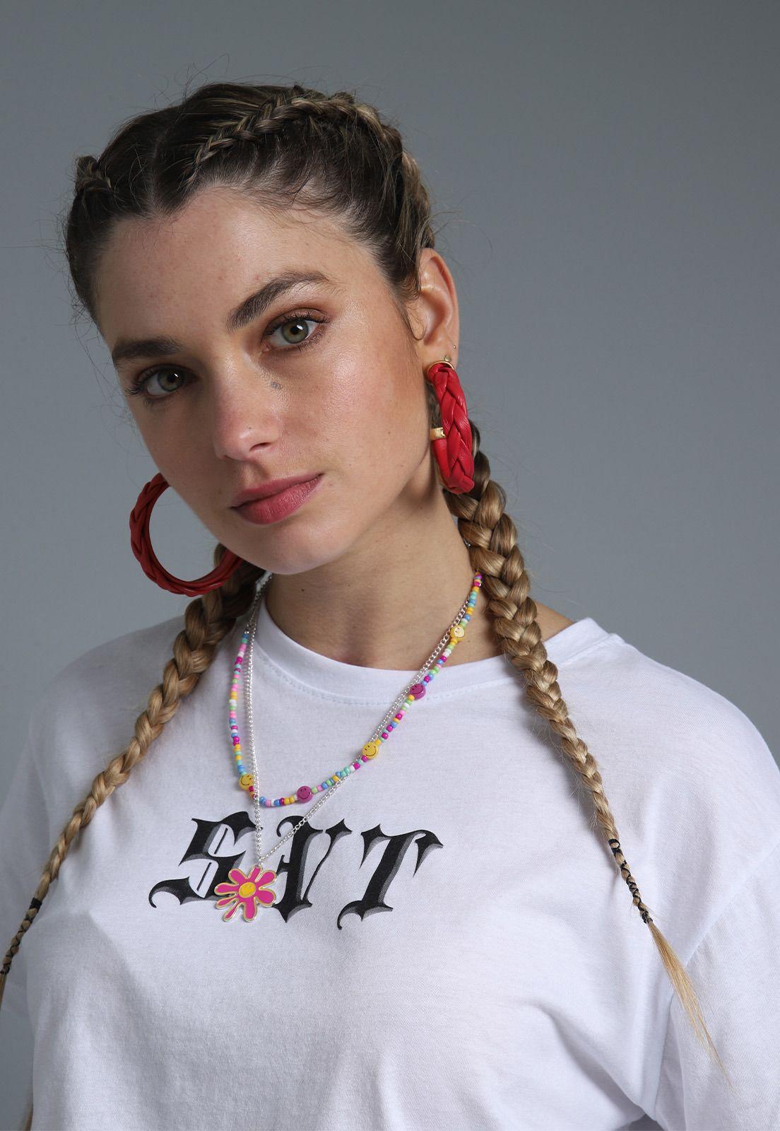 Polera Top Manga corta Mujer Soviet SPO1625BL-2