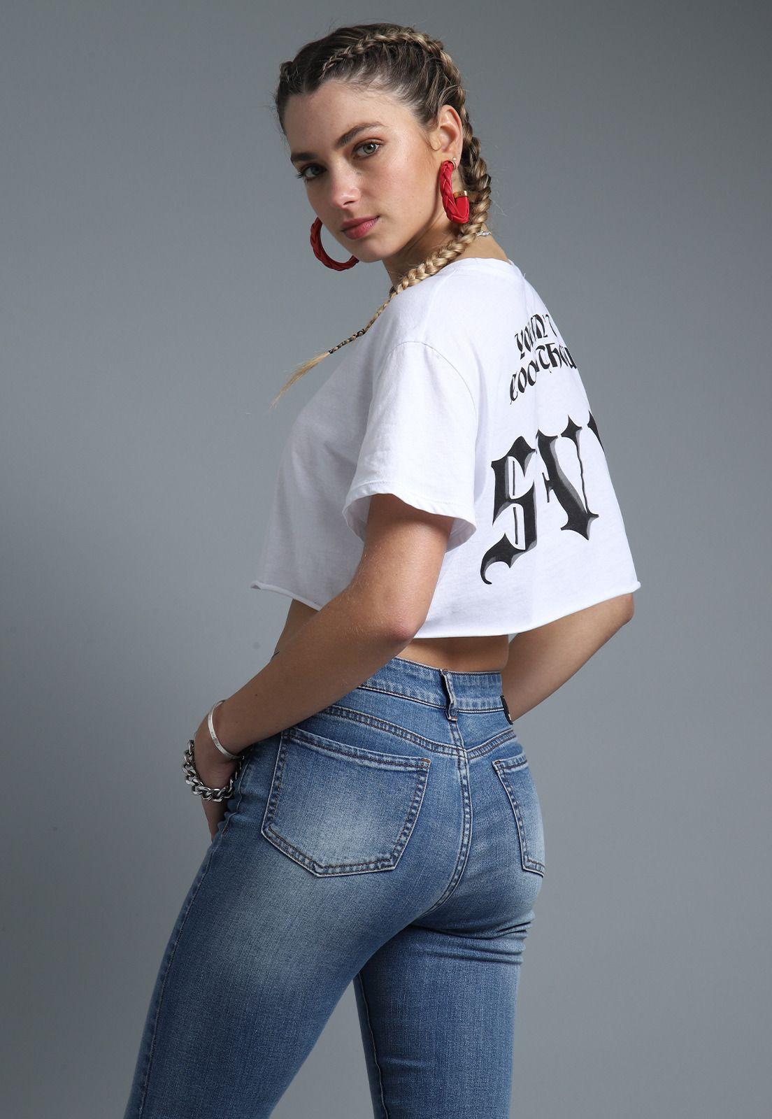 Polera Top Manga corta Mujer Soviet SPO1625BL-3