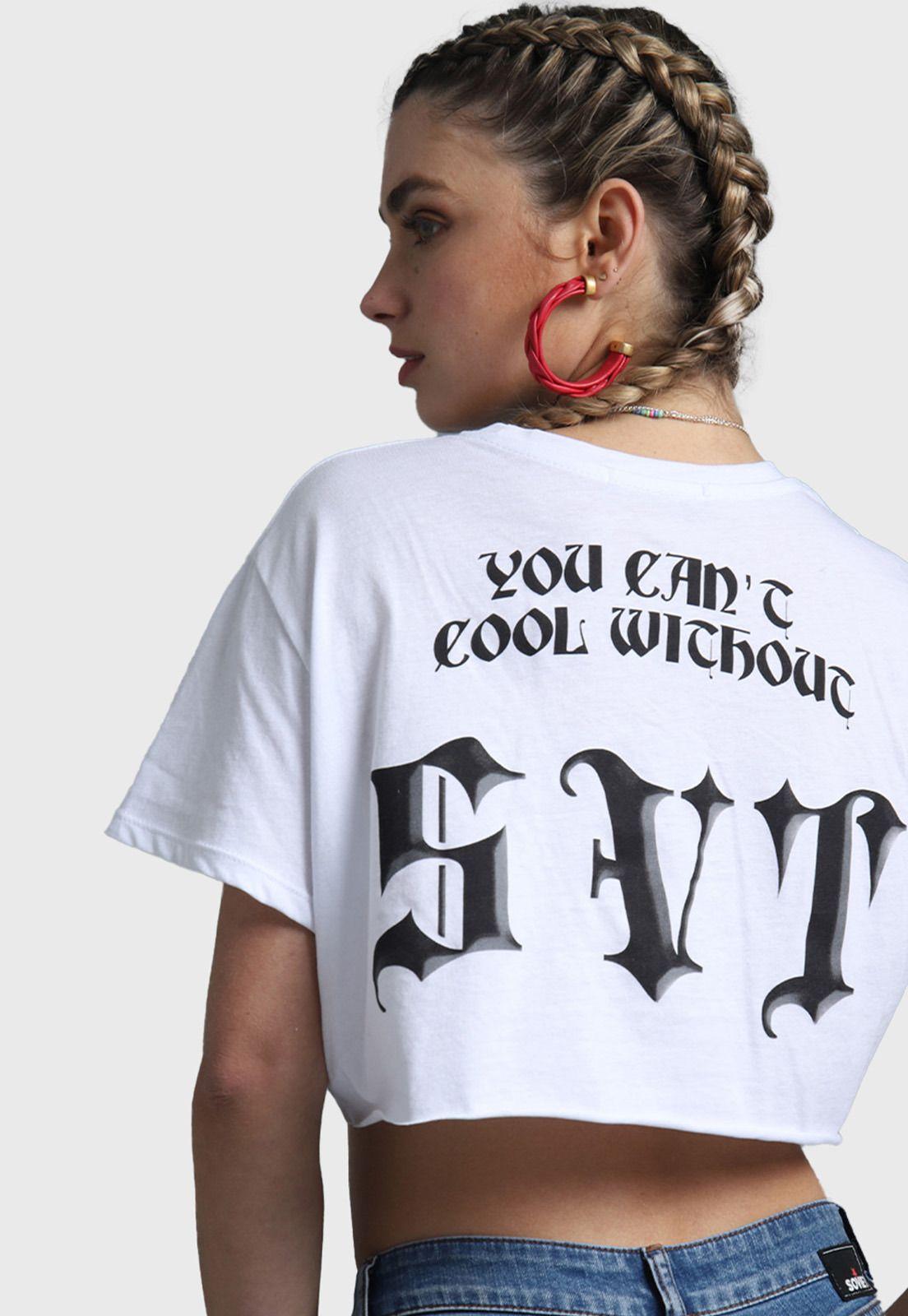 Polera Top Manga corta Mujer Soviet SPO1625BL-5