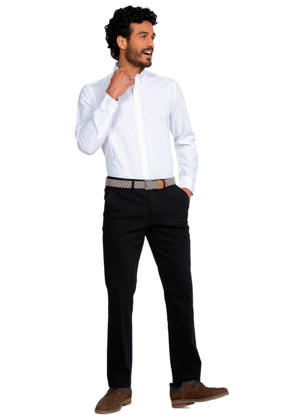 Camisa Sport Blanco Guy Laroche-4