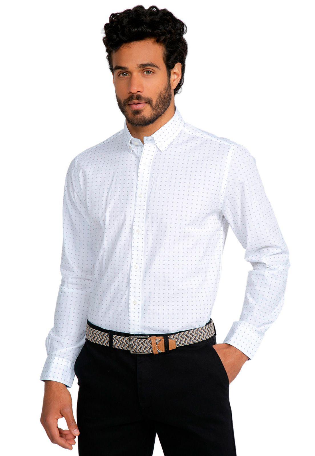 Camisa Sport Blanco Guy Laroche-0