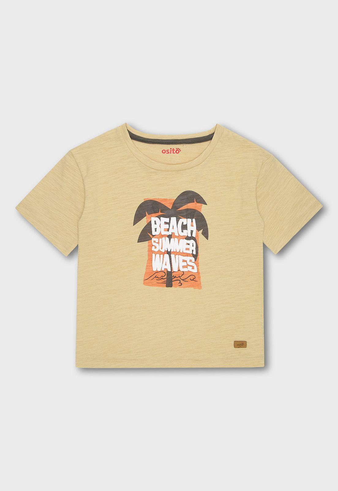 Polera Manga Corta Niño Osito POOV536BE-0