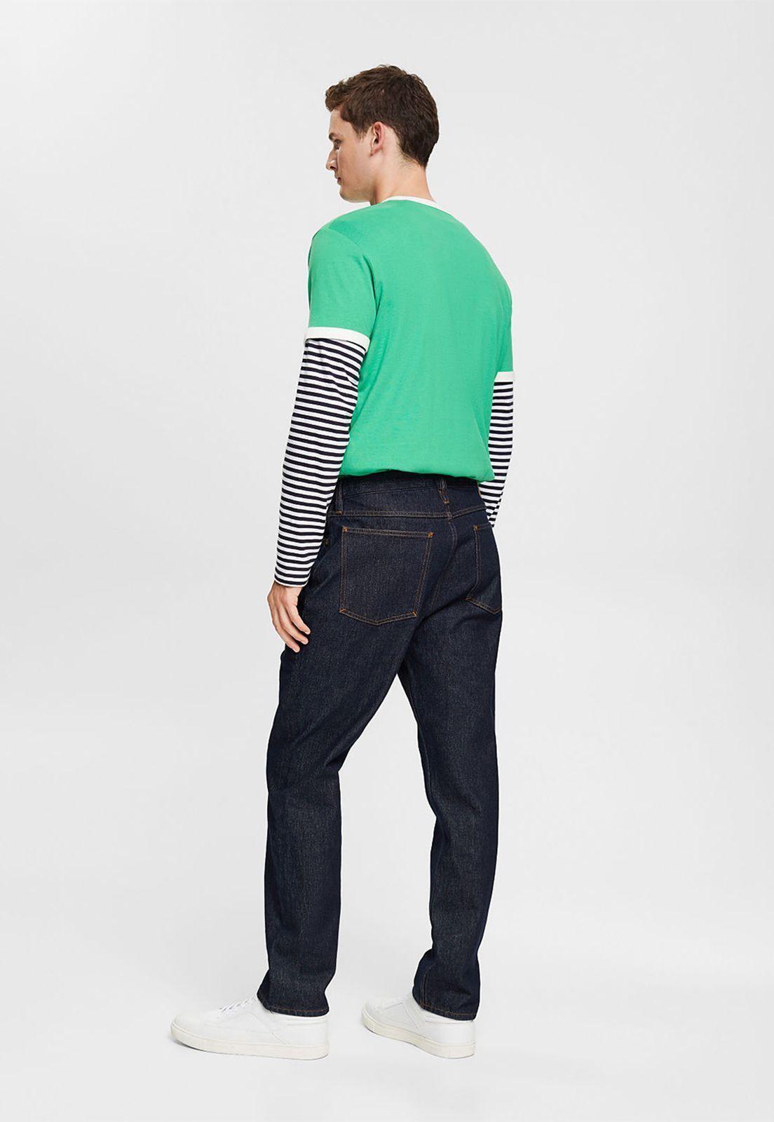 Jeans De Corte Recto Hombre Esprit Azul oscuro-1