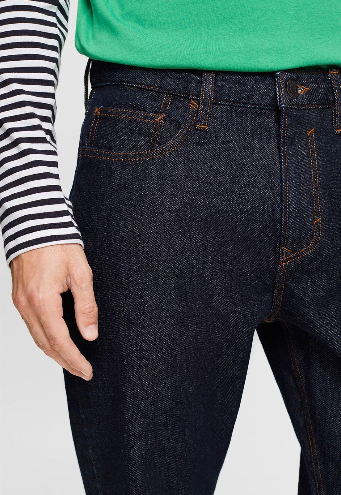 Jeans De Corte Recto Hombre Esprit Azul oscuro-2