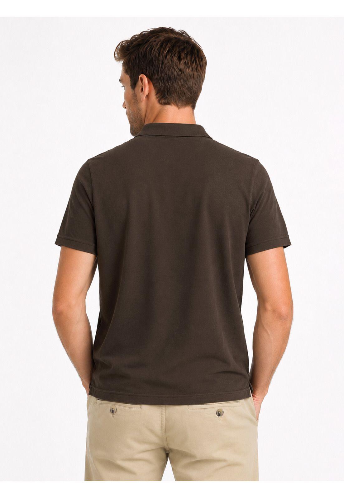 Polera Pique Regular Fit Café Arrow PO34030CA-1