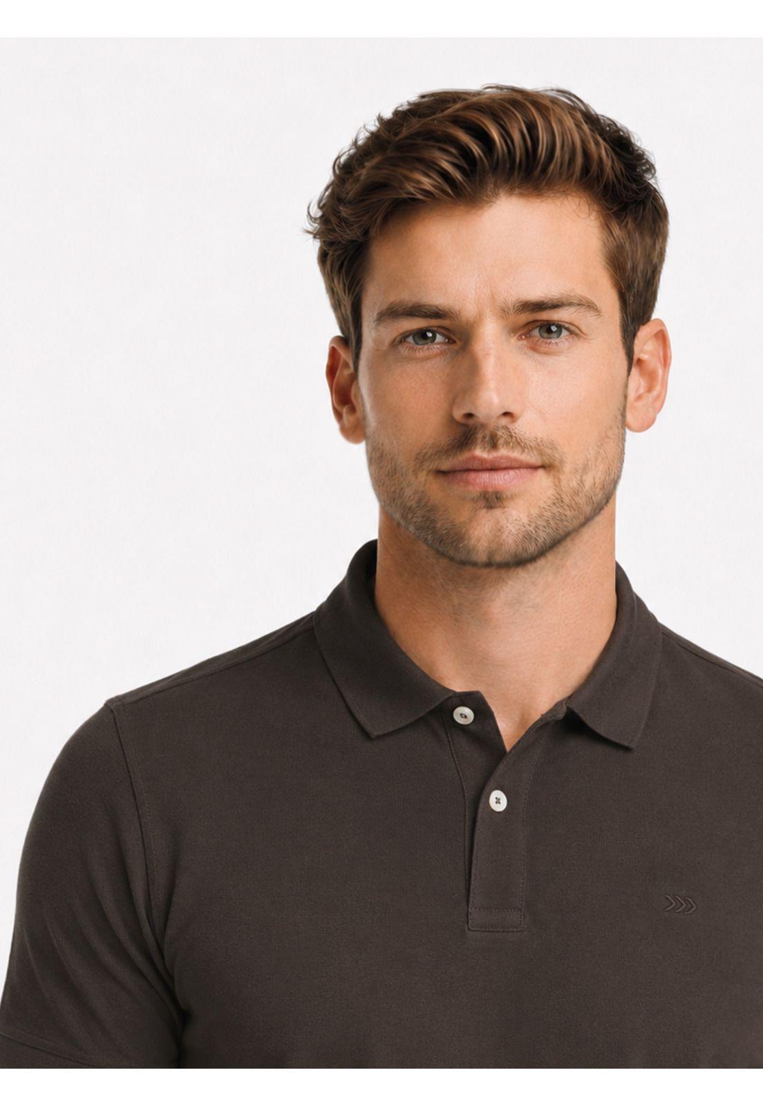 Polera Pique Regular Fit Café Arrow PO34030CA-2