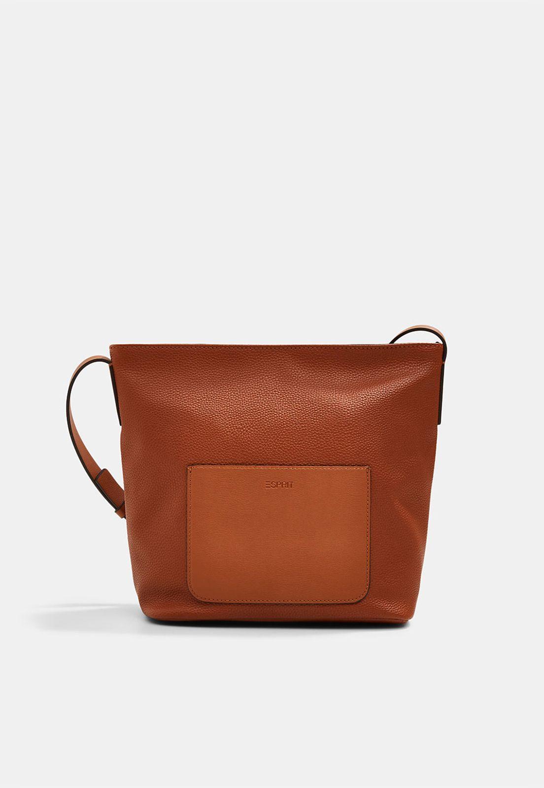 Cartera Bandolera De Polipiel Mujer Esprit Marrón-0