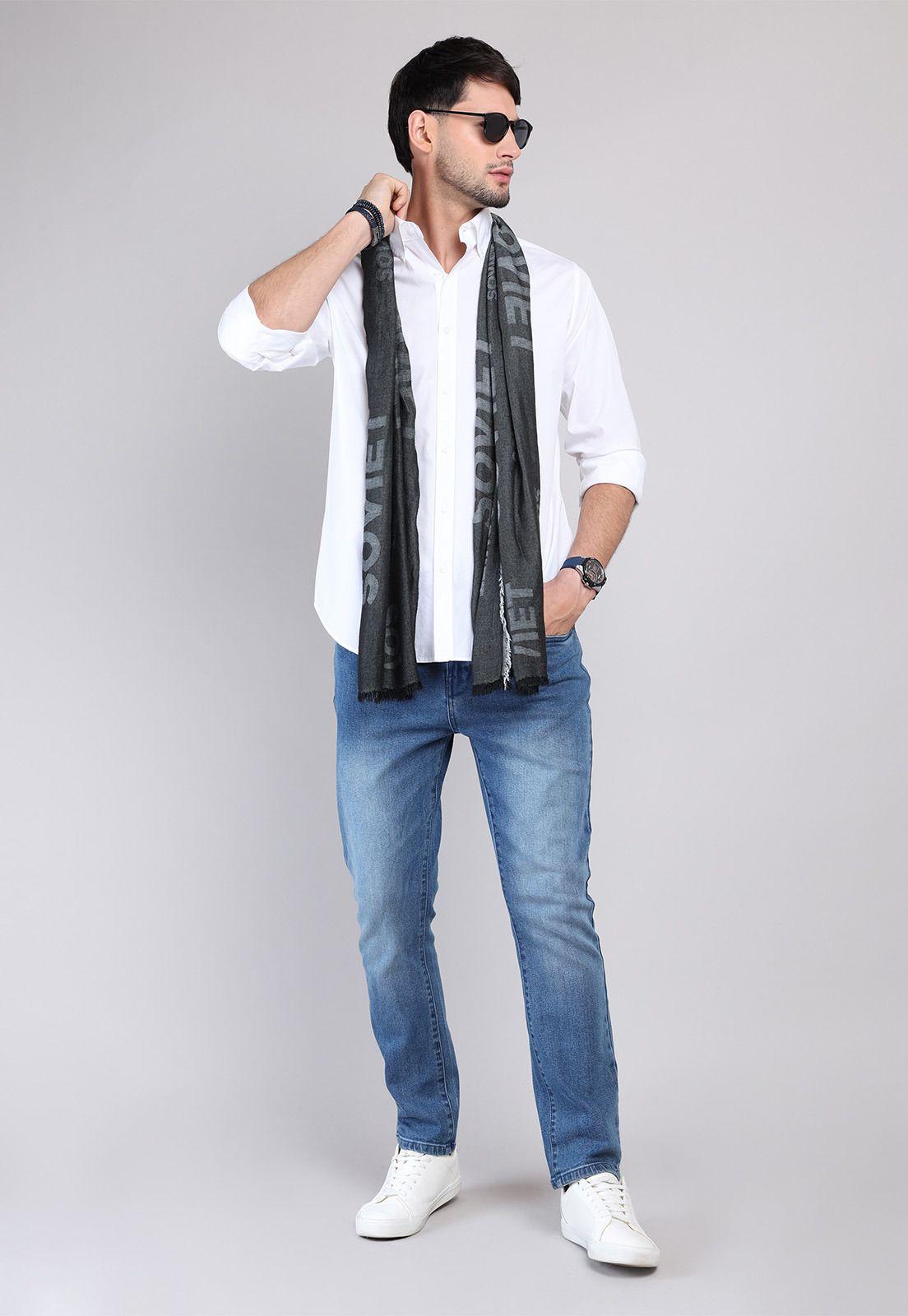 Camisa Lisa Spandex Soviet SCVF022BL-3
