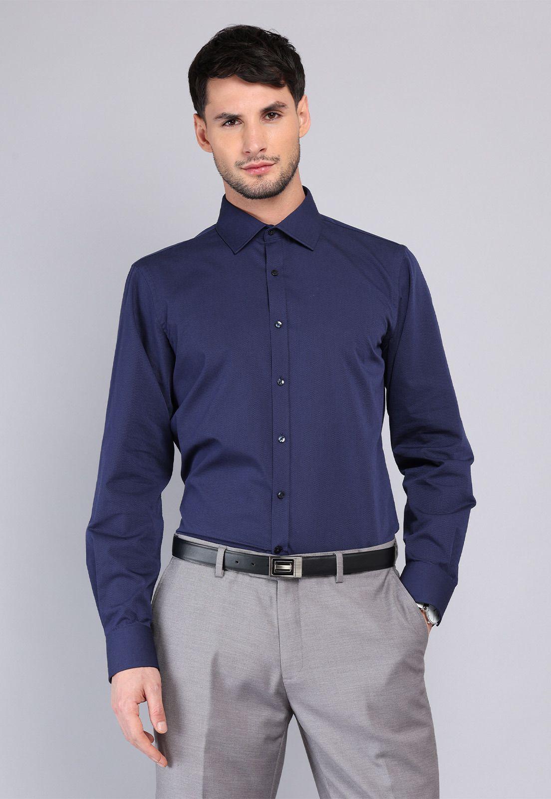 Camisa Formal Texturada Van Heusen-0