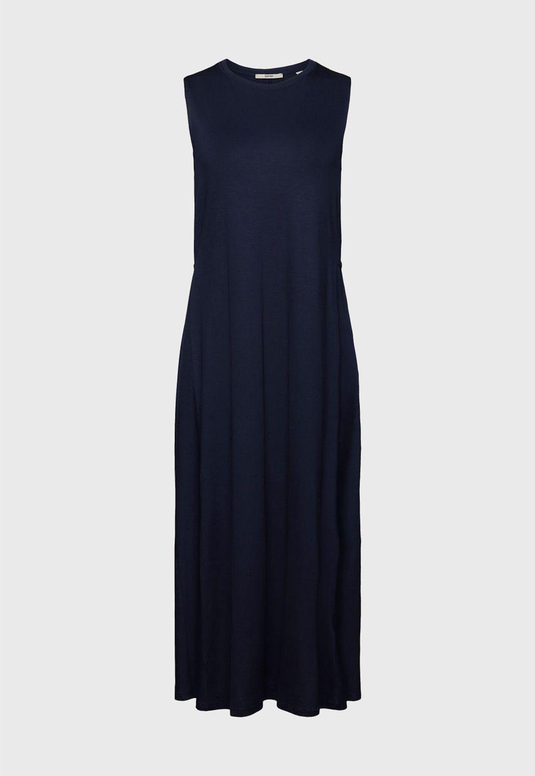 Vestido Midi De Punto Mujer Esprit Rubí-3