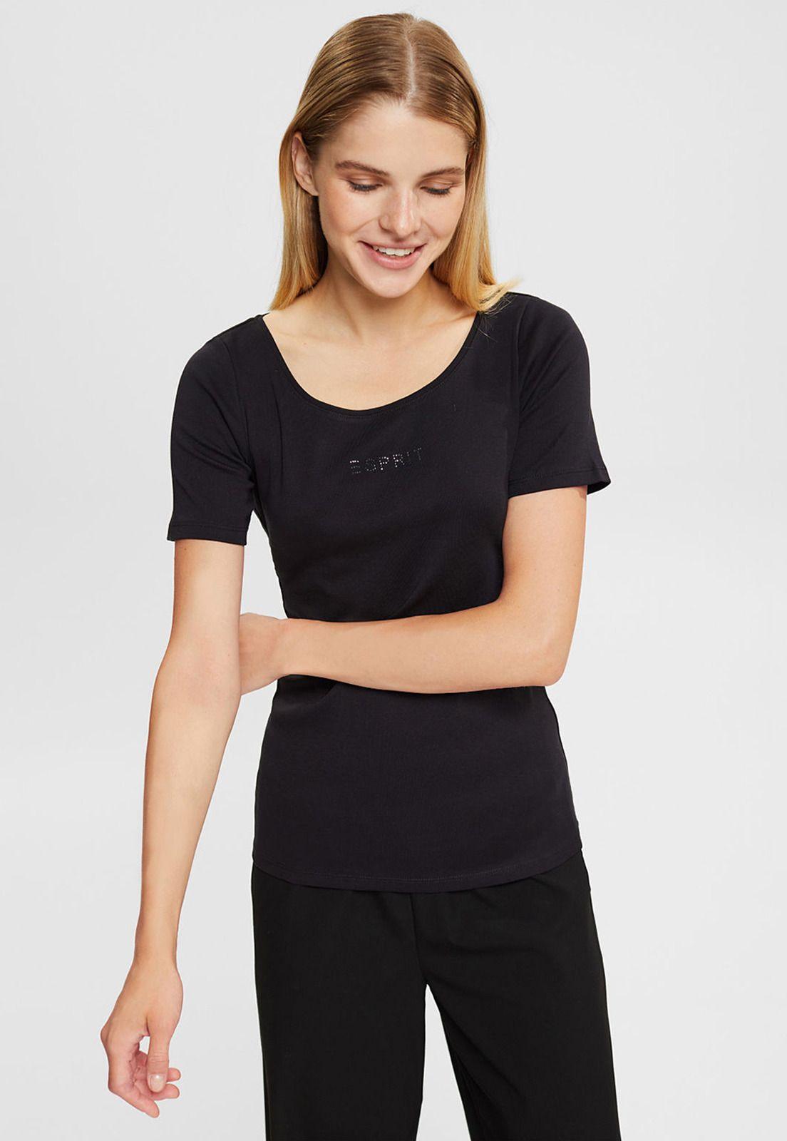 Polera De Manga Corta Mujer Esprit 992EE1K379-0